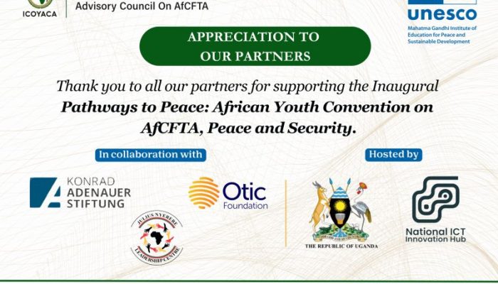 African Youth Convention on AfCFTA, Youth, Peace and Security.